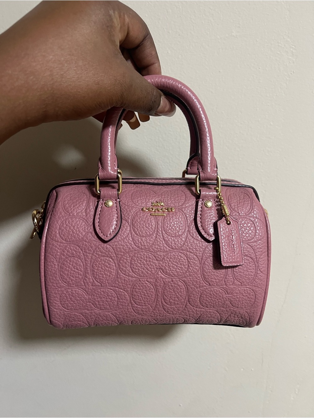 coach peony mini rowan